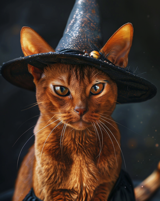 Halloween Witch Abyssinian