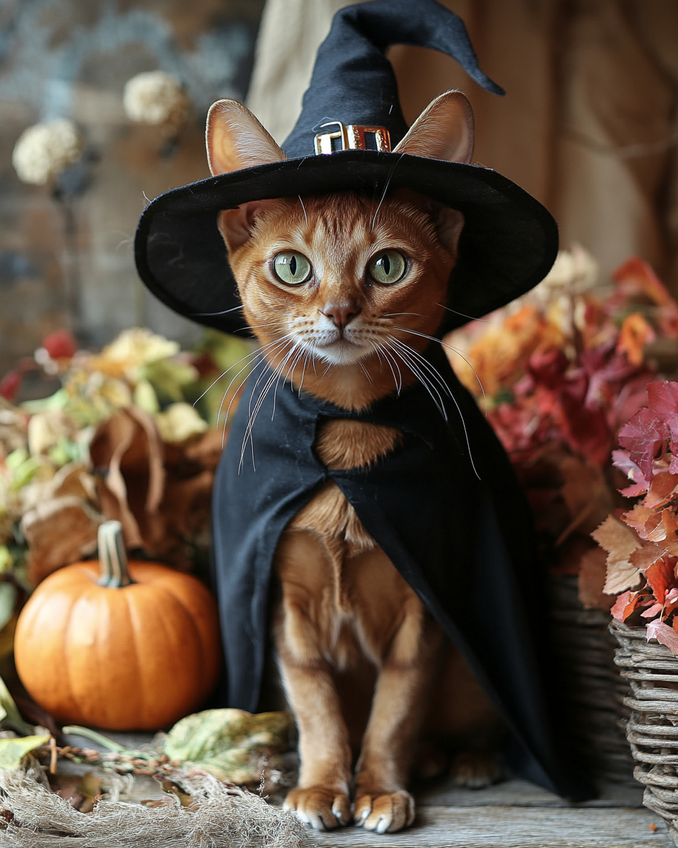 Halloween Witch Abyssinian