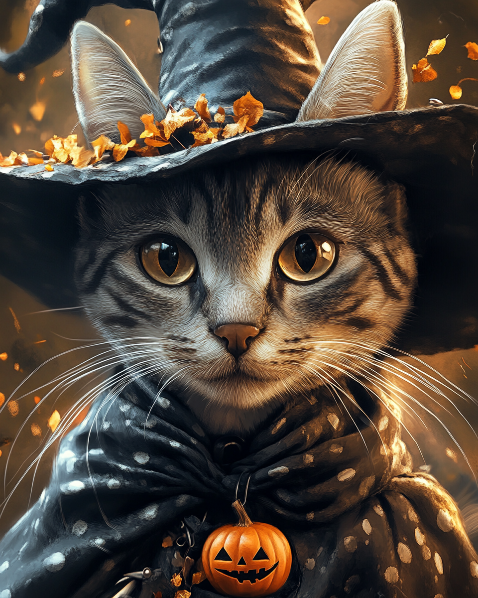 Halloween Witch Egyptian Mau