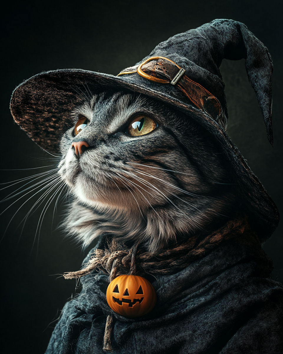 Halloween Witch Egyptian Mau