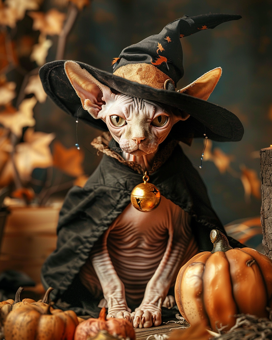 Halloween Witch Sphynx