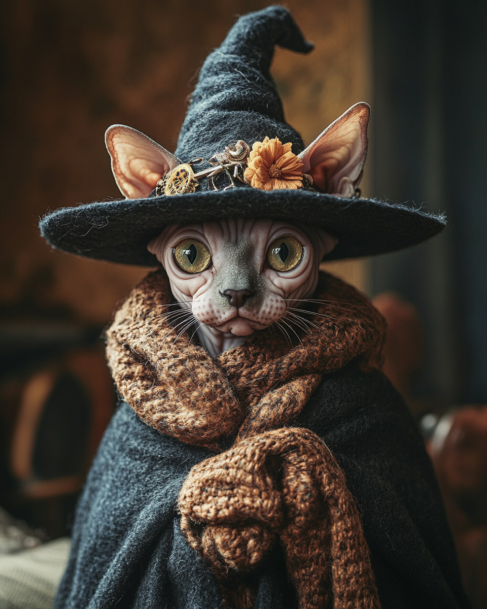 Halloween Witch Sphynx