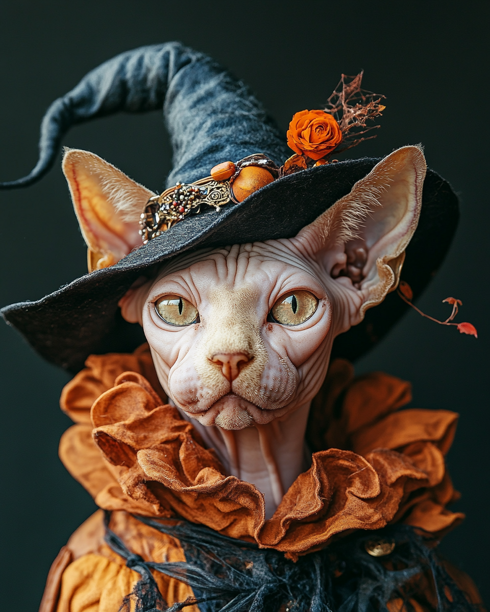 Halloween Witch Sphynx