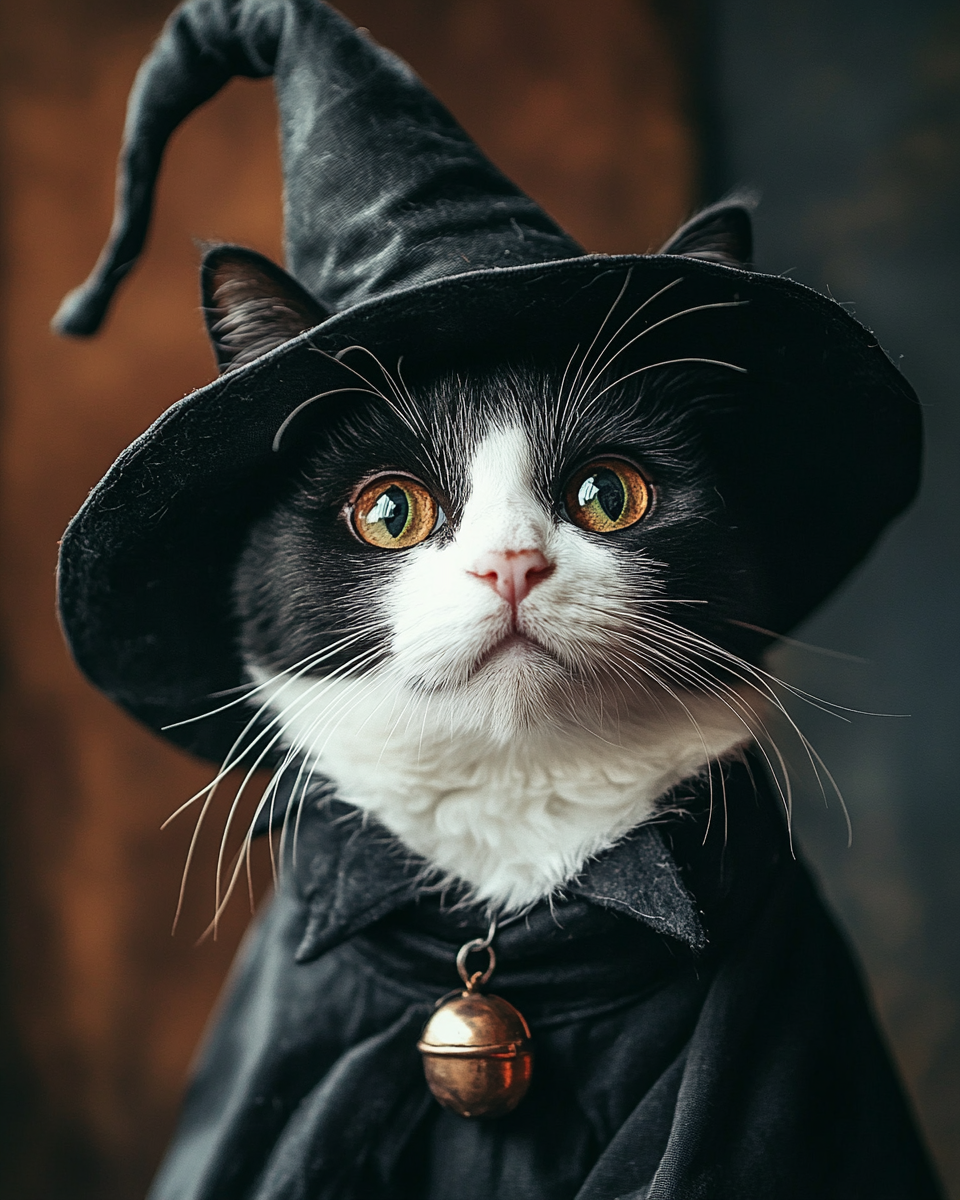 Halloween Witch Tabby