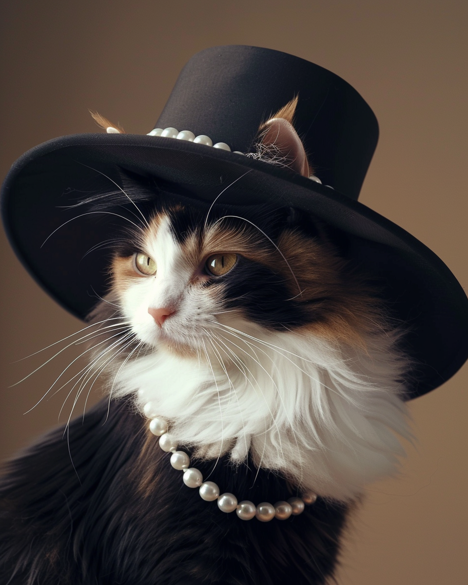 Cats in Hats Calico