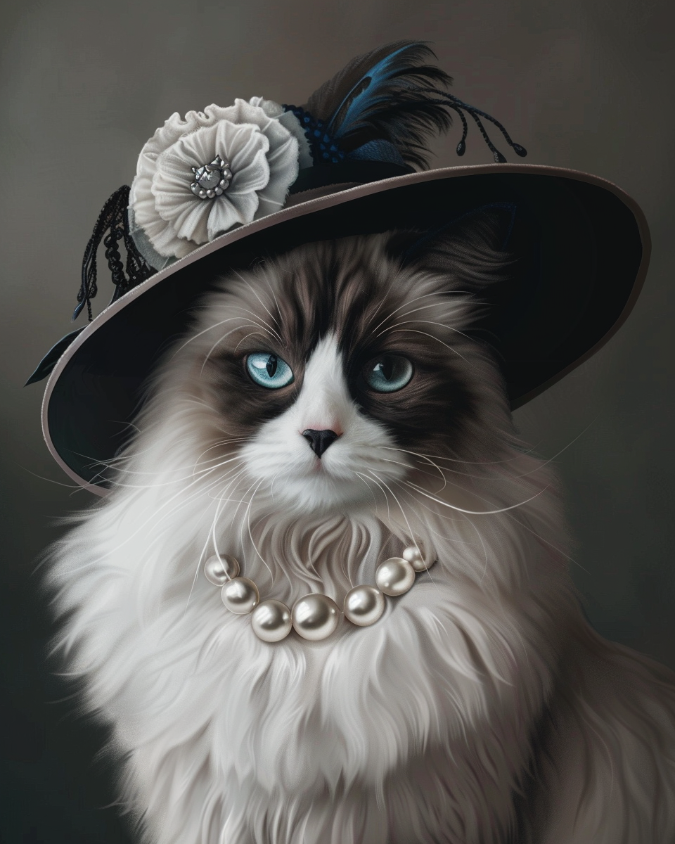 Cats in Hats Ragdoll