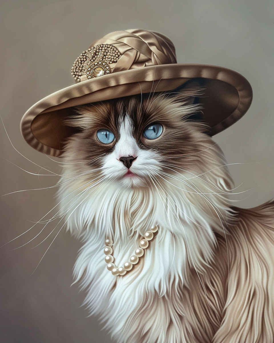 Cats in Hats Ragdoll