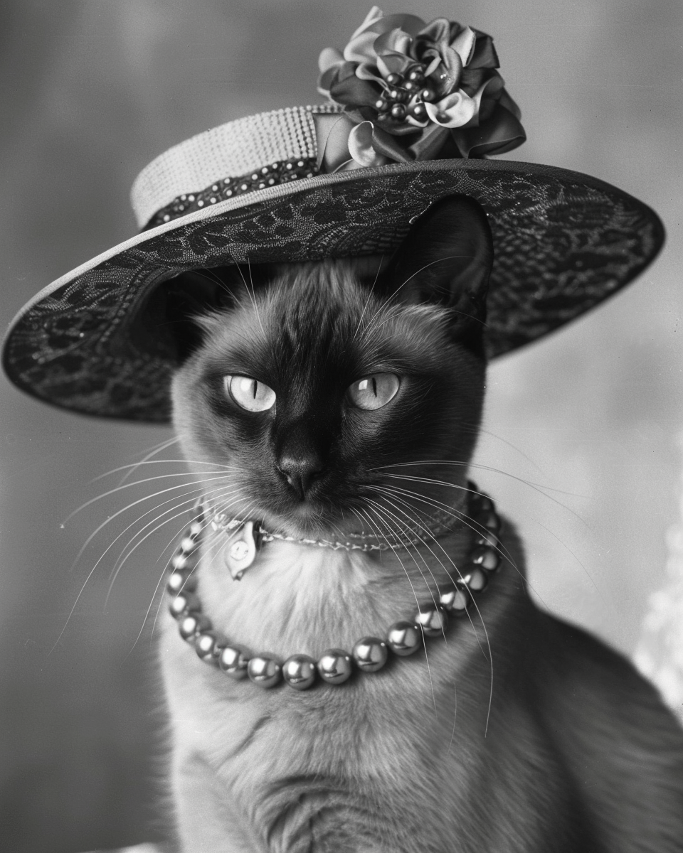 Cats in Hats Siamese