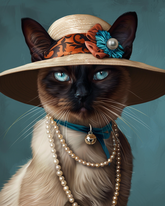 Cats in Hats Siamese