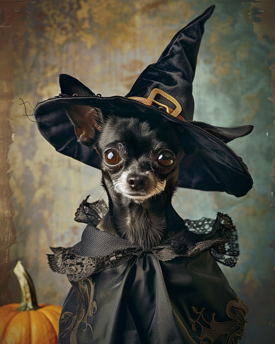 Halloween Witch Chihuahua