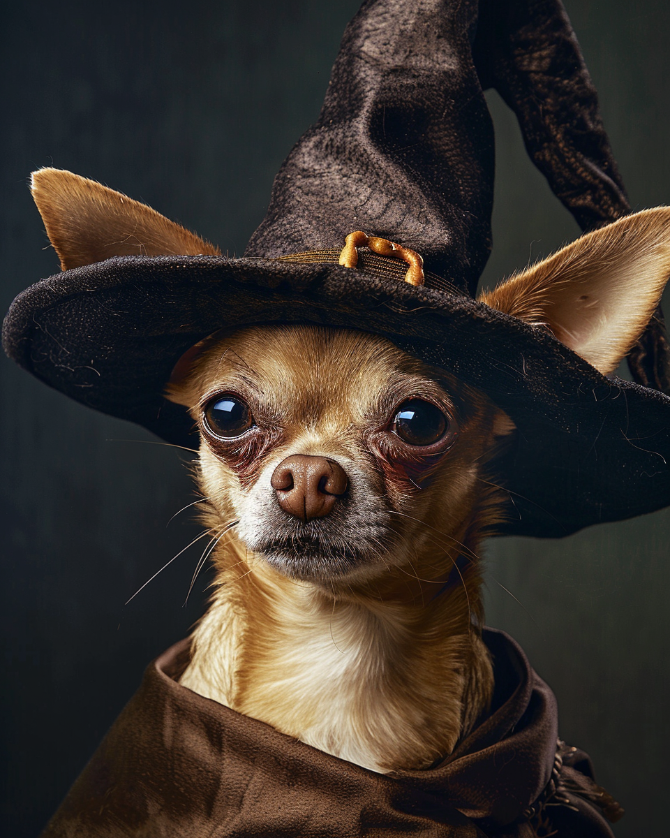 Halloween Witch Chihuahua