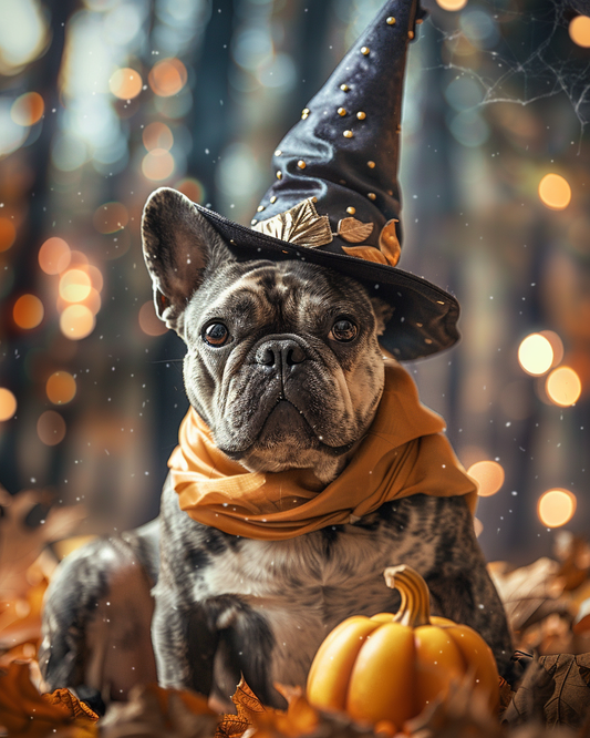 Halloween Witch French Bulldog