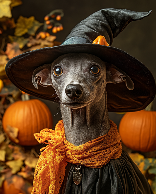 Halloween Witch Italian Greyhound