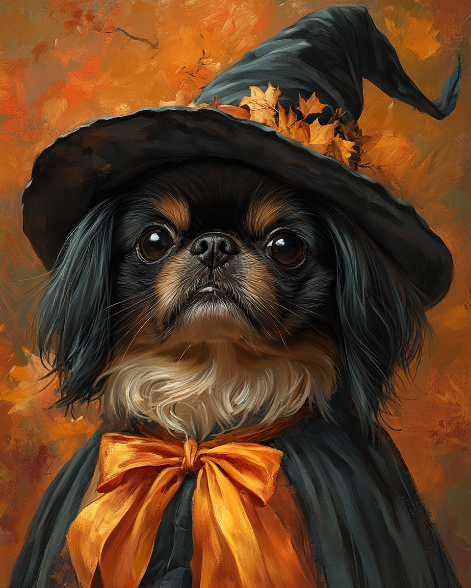 Halloween Witch Pekingese