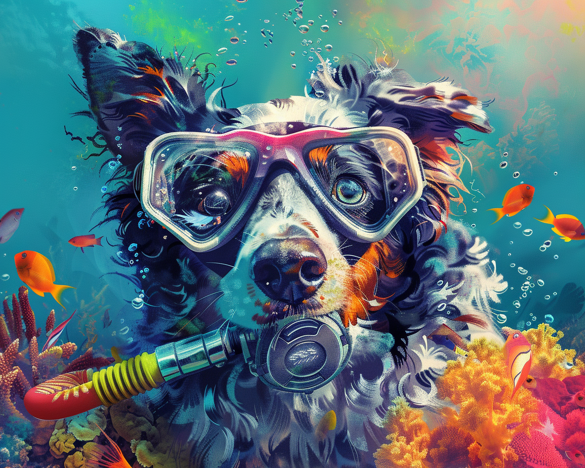 Scuba Australian Shepherd