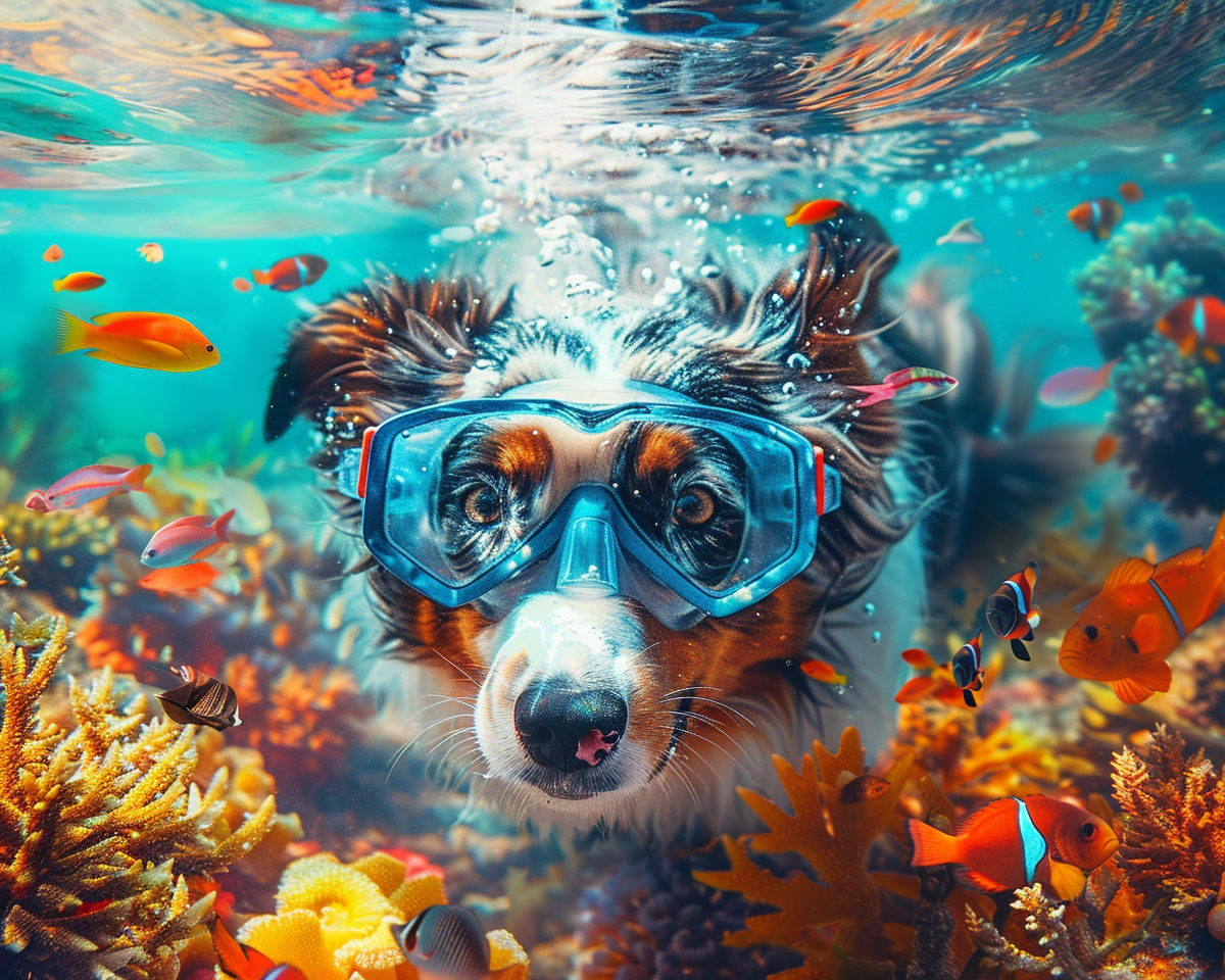 Scuba Australian Shepherd