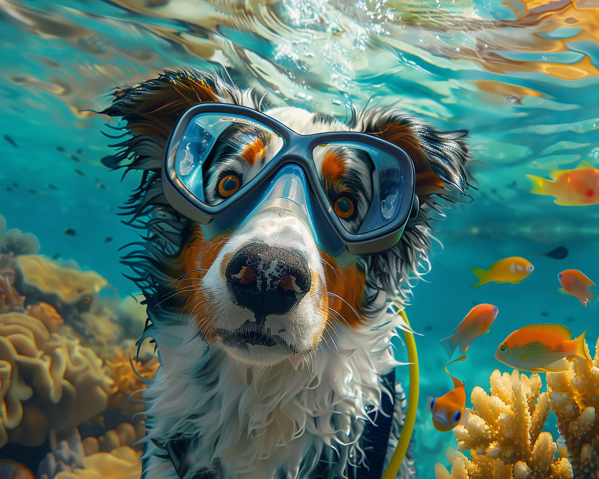 Scuba Australian Shepherd