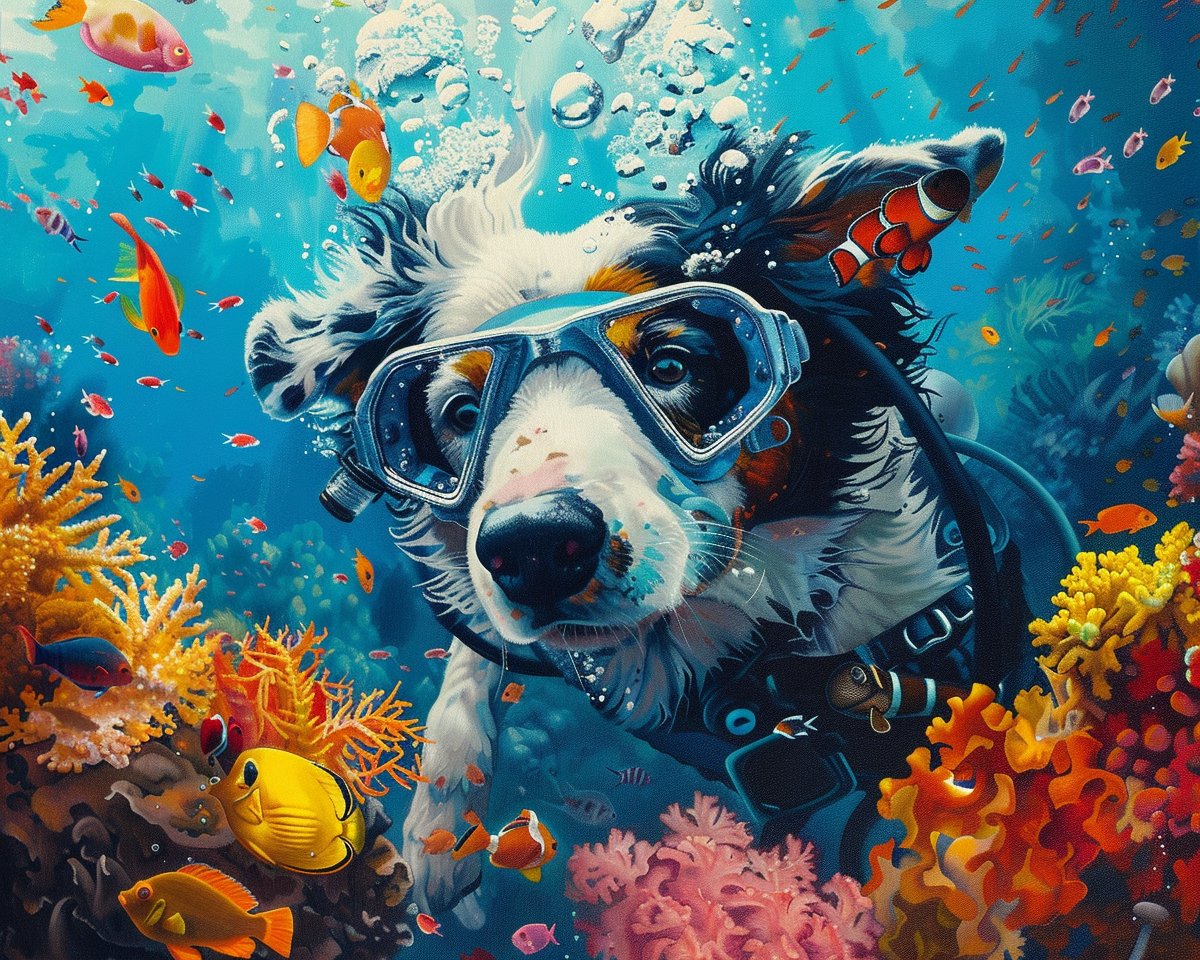 Scuba Australian Shepherd