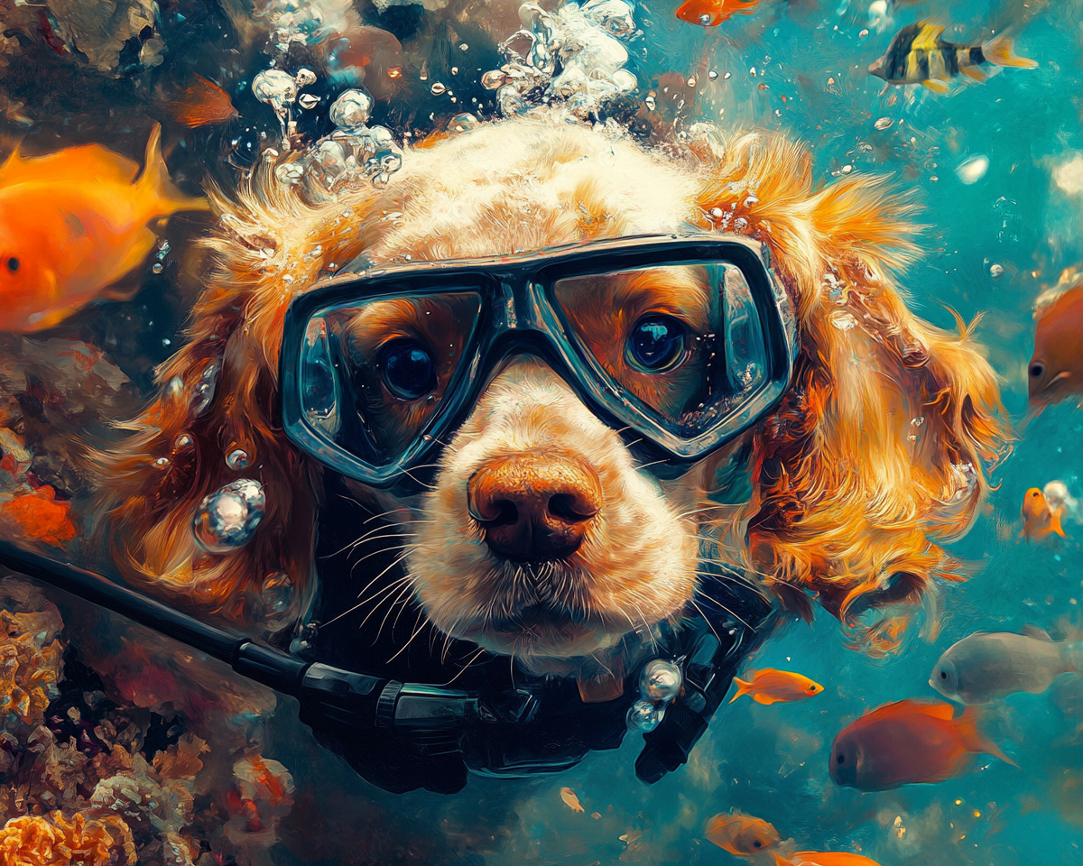 Scuba Cocker Spaniel