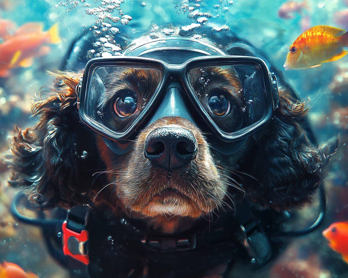 Scuba Cocker Spaniel