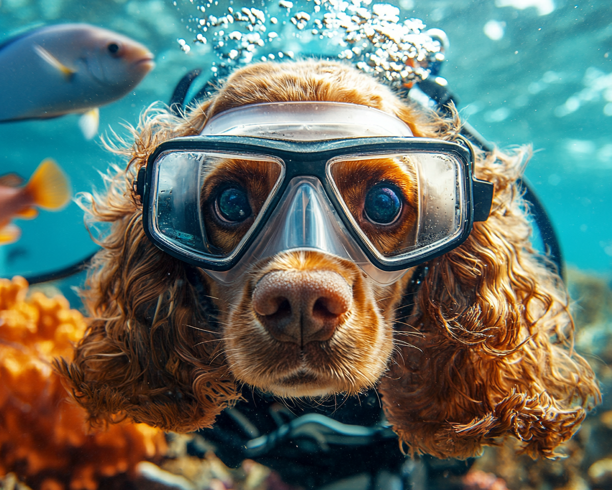 Scuba Cocker Spaniel