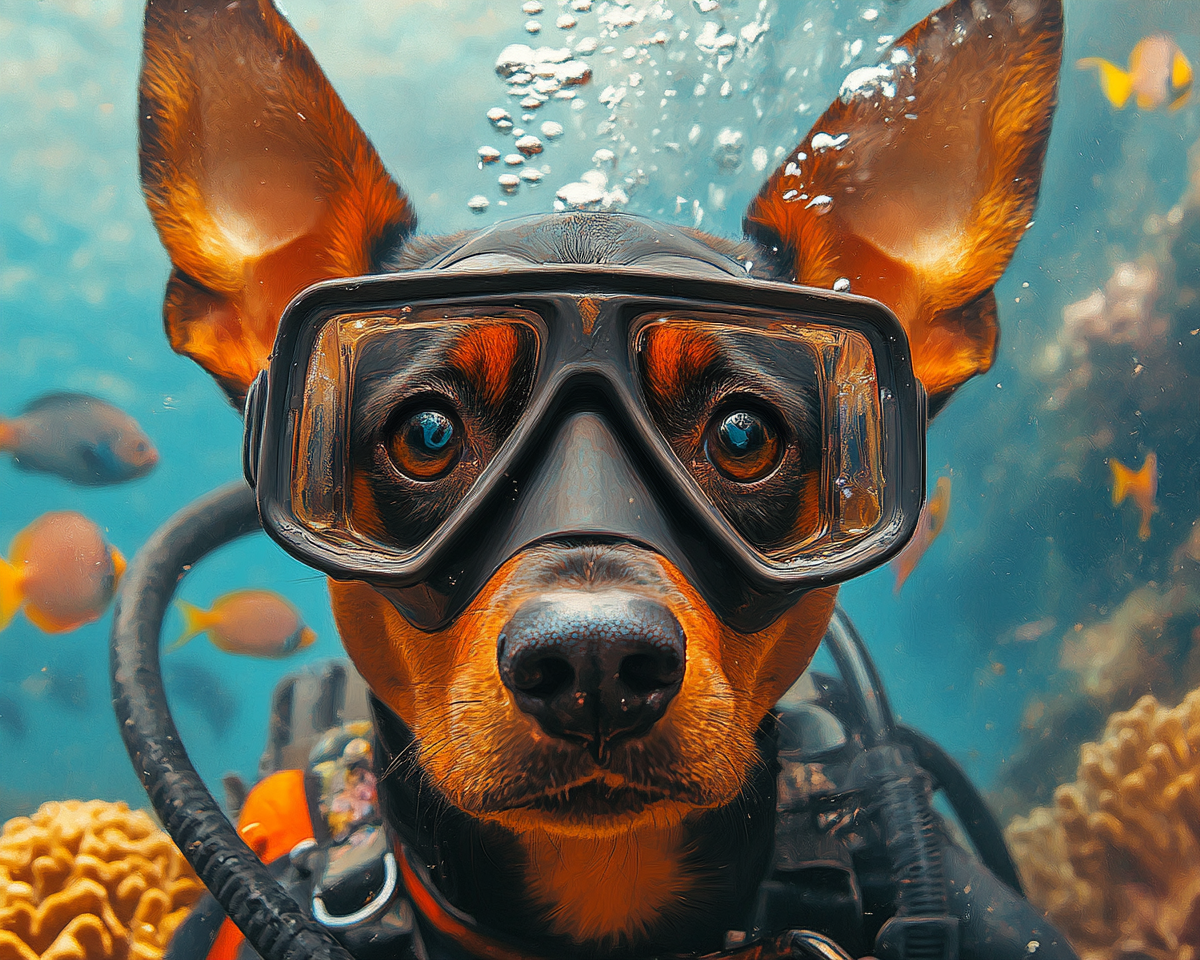 Scuba German Pinscher