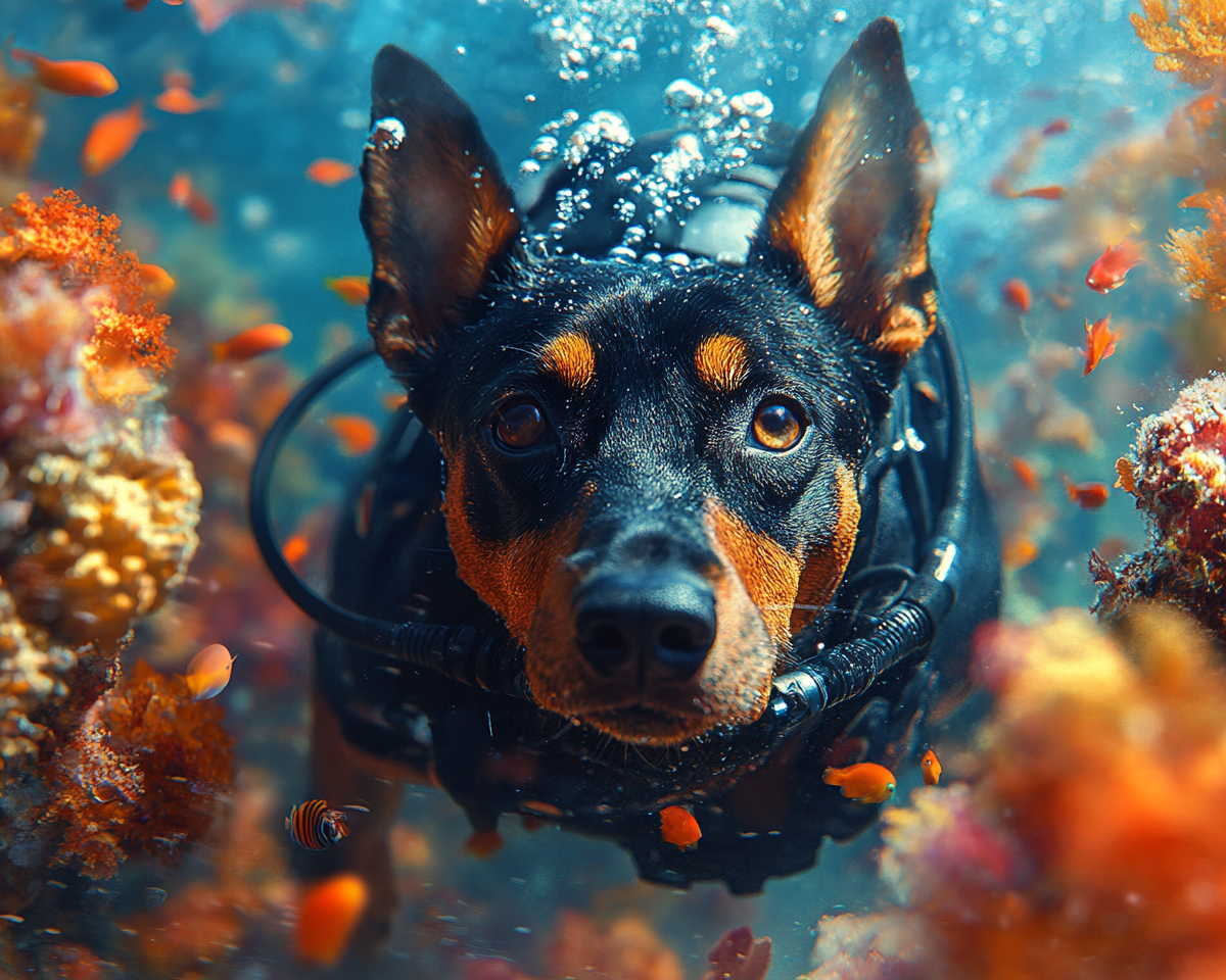 Scuba German Pinscher