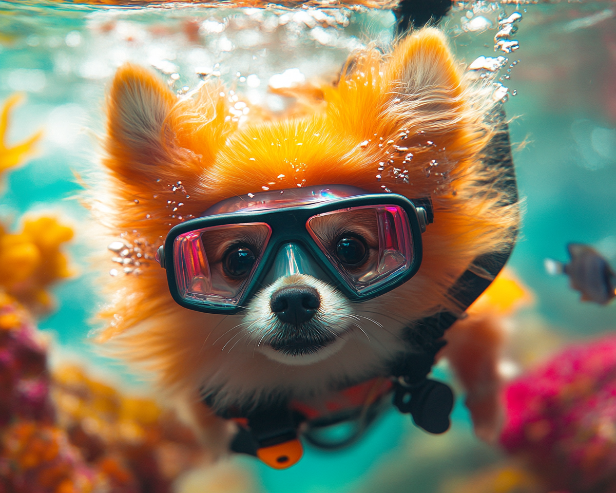 Scuba Pomeranian