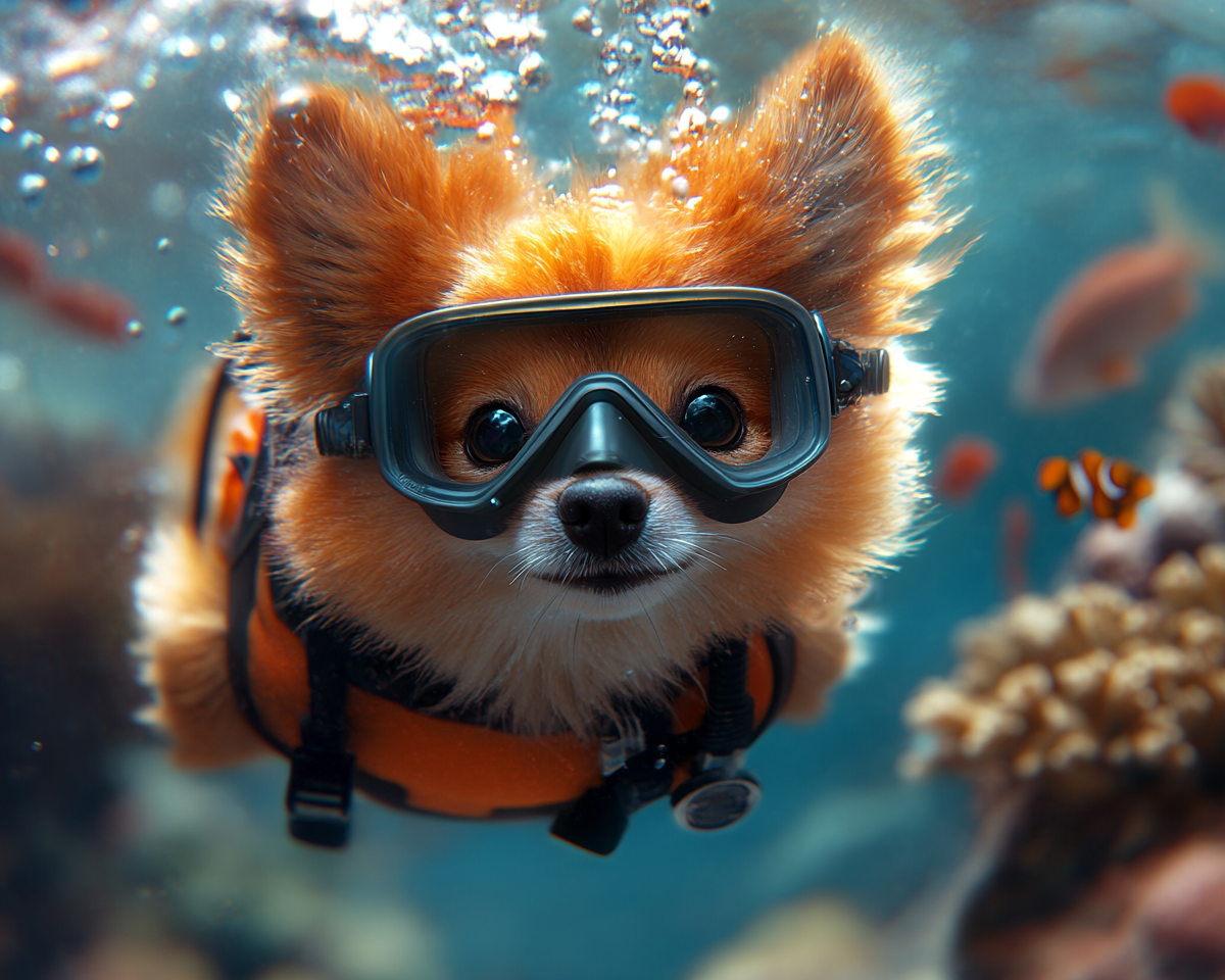 Scuba Pomeranian