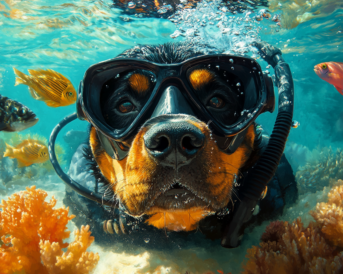 Scuba Rottweiler