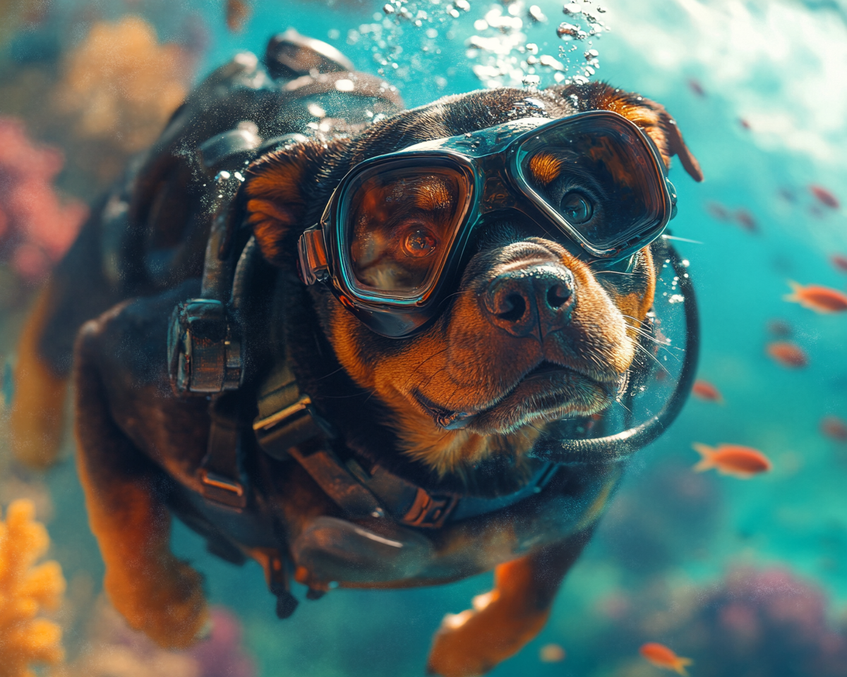 Scuba Rottweiler