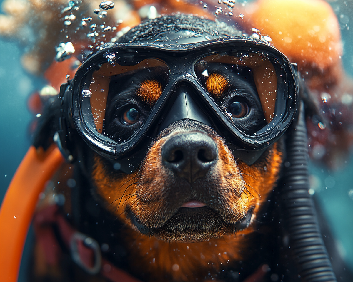 Scuba Rottweiler