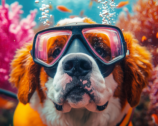 Scuba Saint Bernard