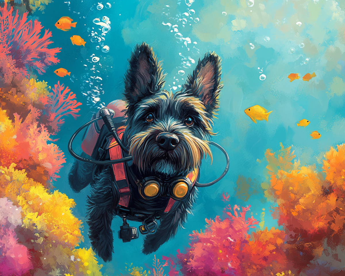 Scuba Scottish Terrier