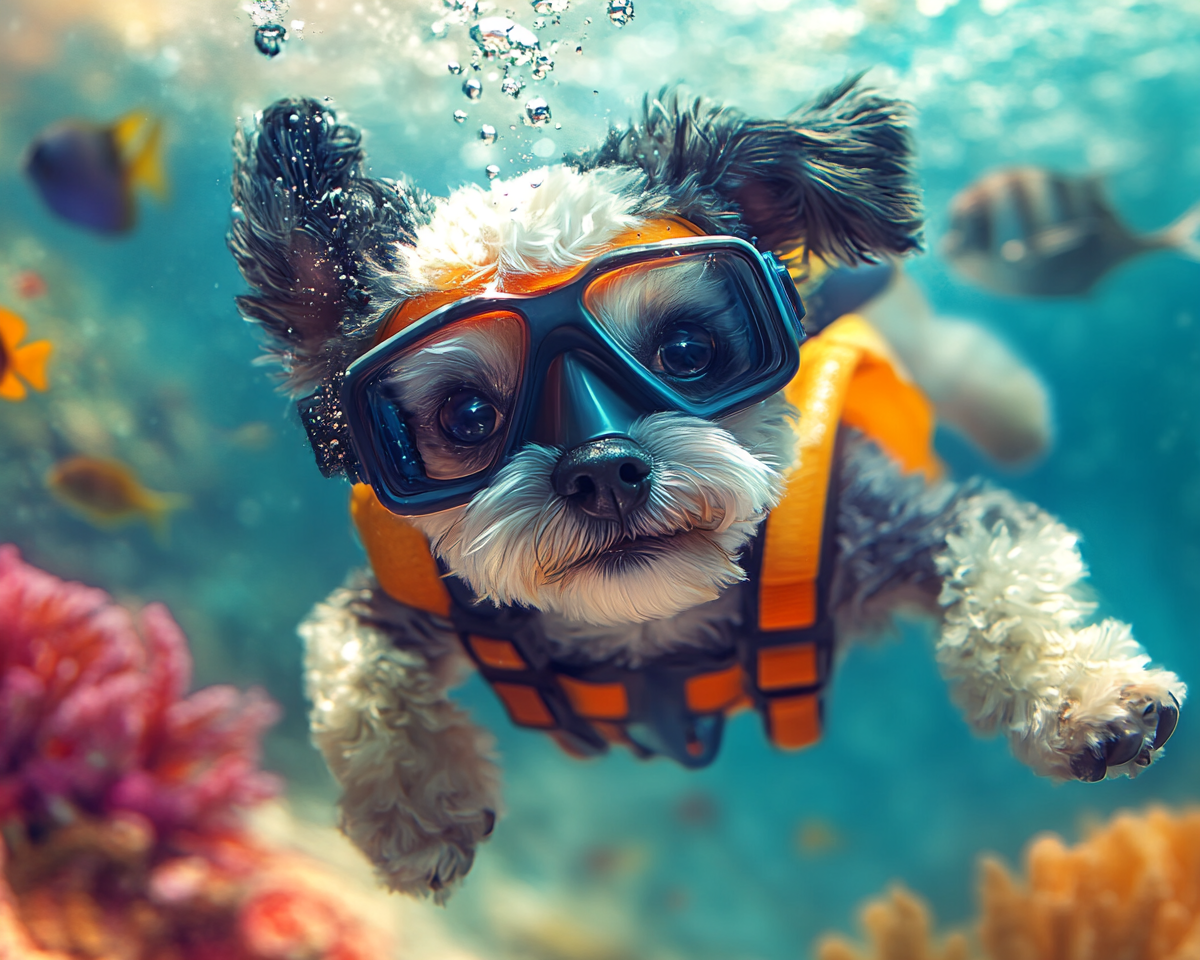 Scuba Shih Tzu