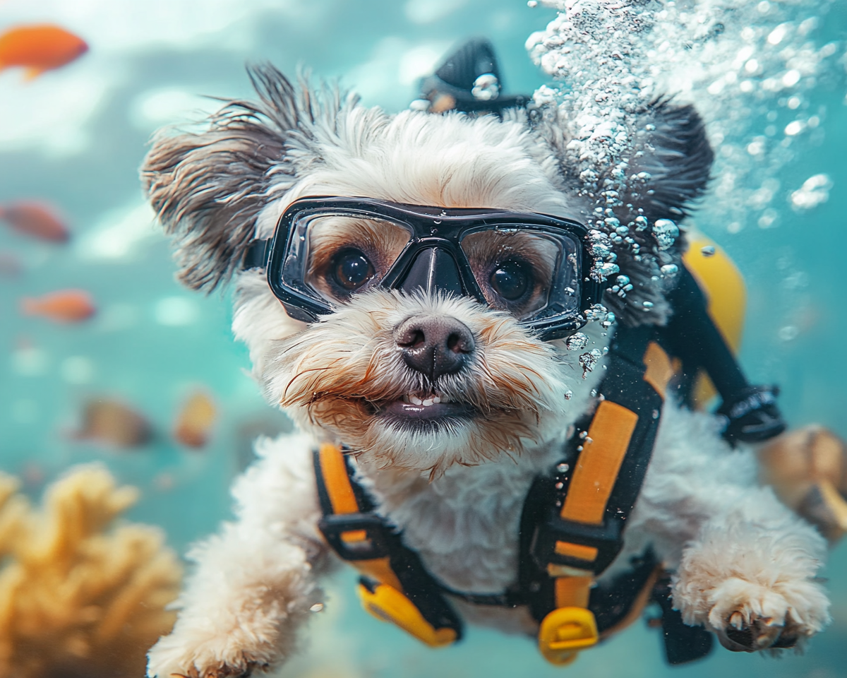 Scuba Shih Tzu