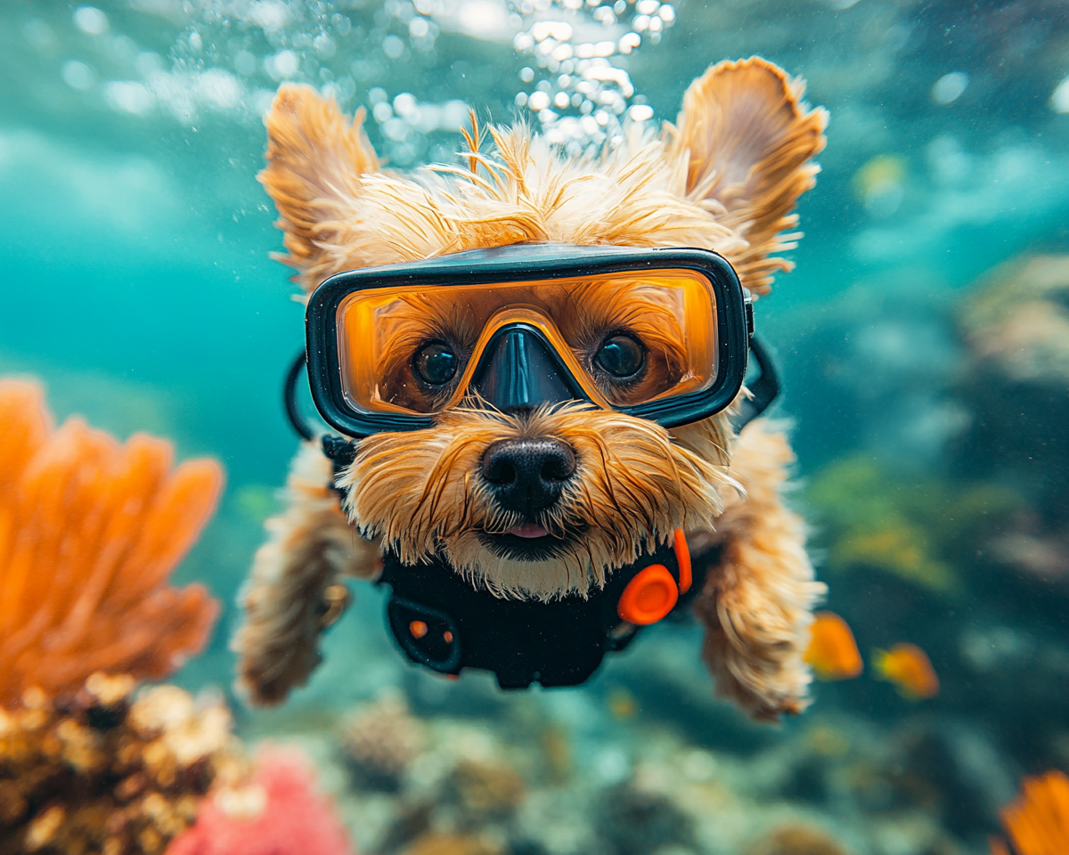 Scuba Yorkshire Terrier