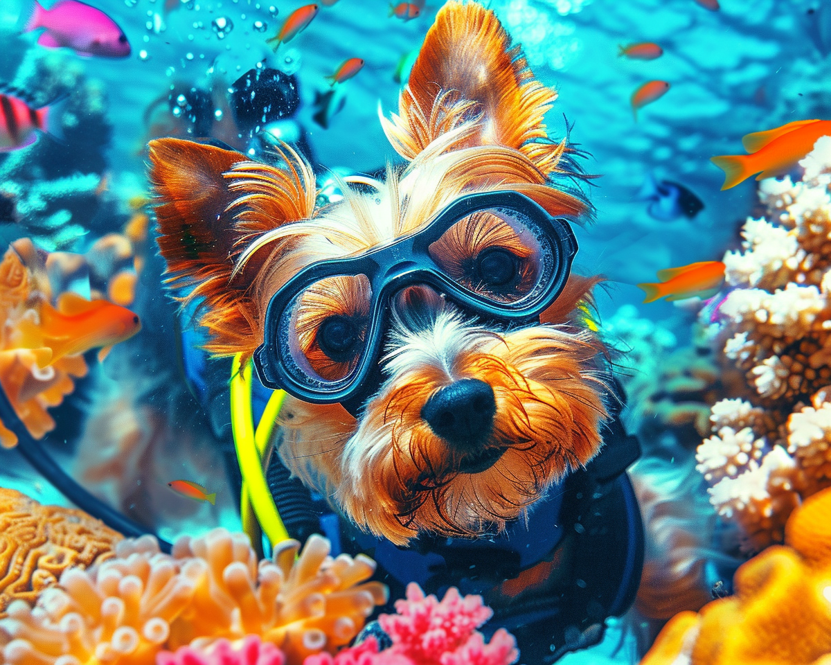 Scuba Yorkshire Terrier