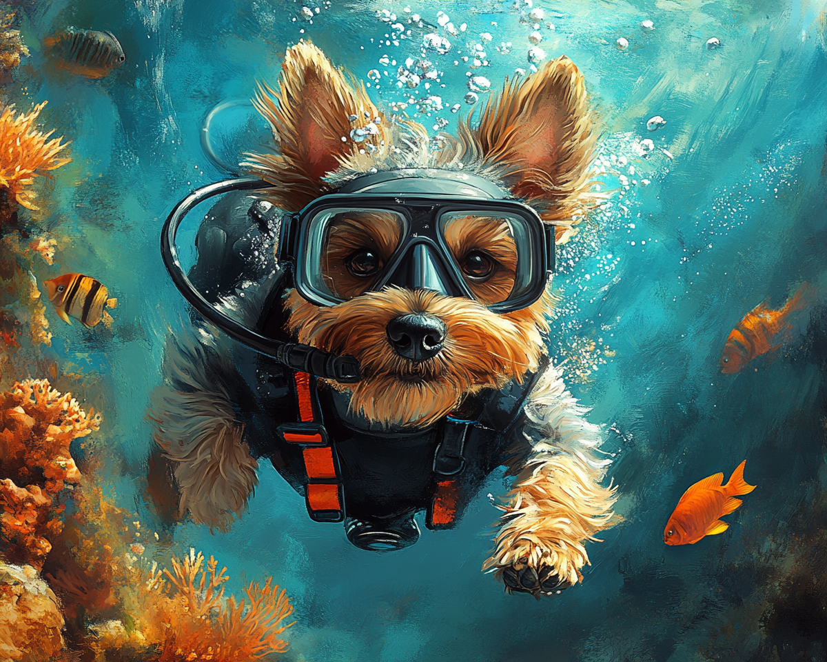 Scuba Yorkshire Terrier